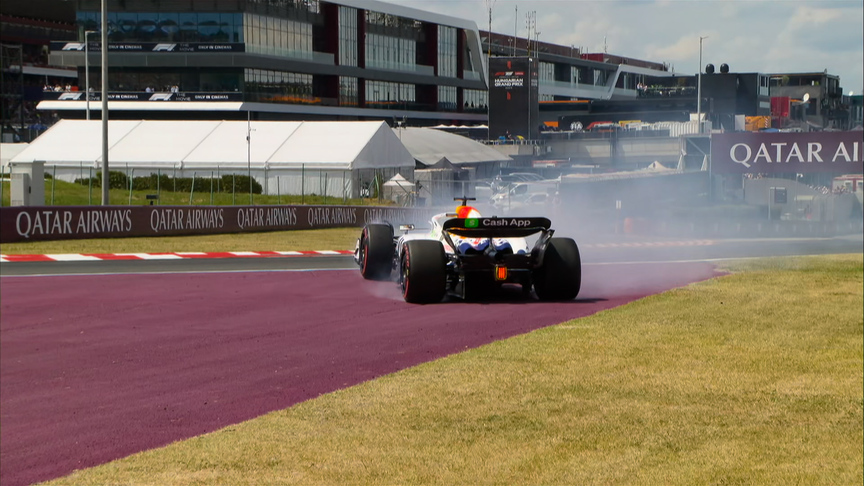 2025 Hungarian GP FP3: Big spin for Hadjar brings out yellow flags