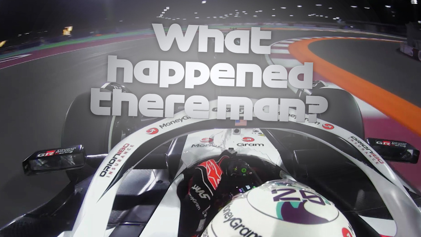 2024 Qatar Grand Prix: Magnussen and Alonso race in the pit lane