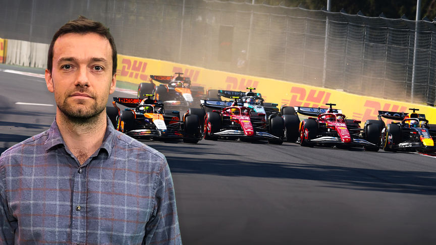 Jolyon Palmer's Analysis: Four into one won't go in Mexico